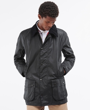 Veste Cirée Barbour Beausby Noir Homme | SYF-12251334