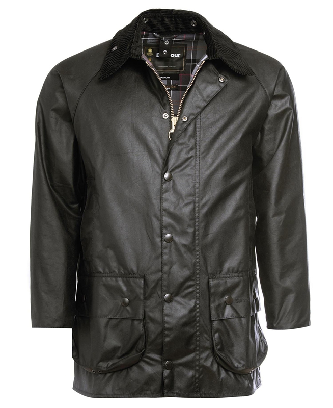 Veste Cirée Barbour Beaufort? Noir Homme | KZQ-34919149