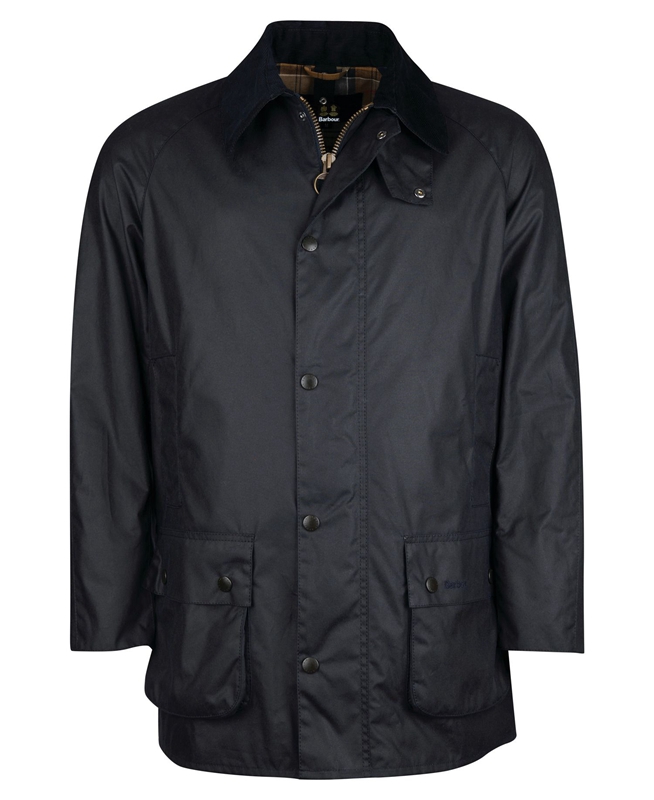 Veste Cirée Barbour Beausby Bleu Marine Homme | QMT-51632846