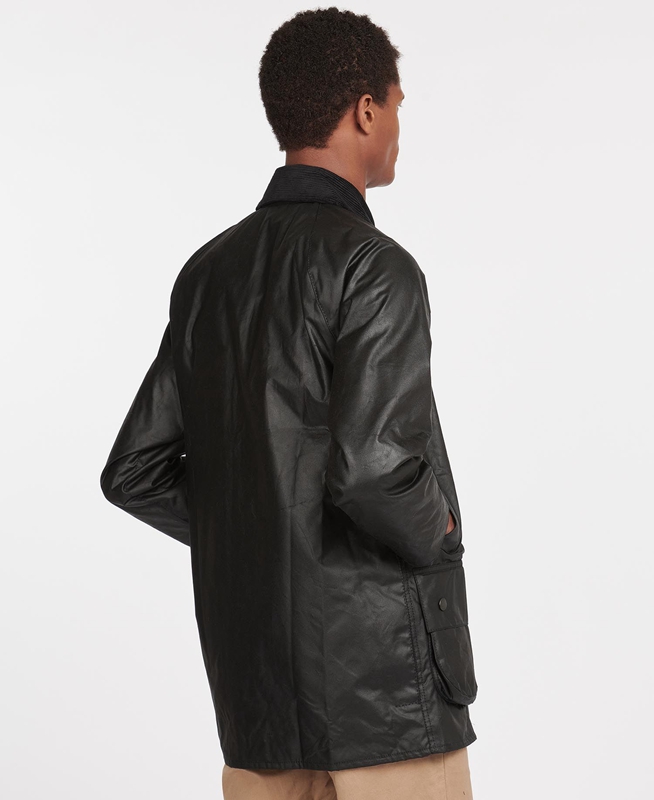 Veste Cirée Barbour Beaufort? Noir Homme | KZQ-34919149