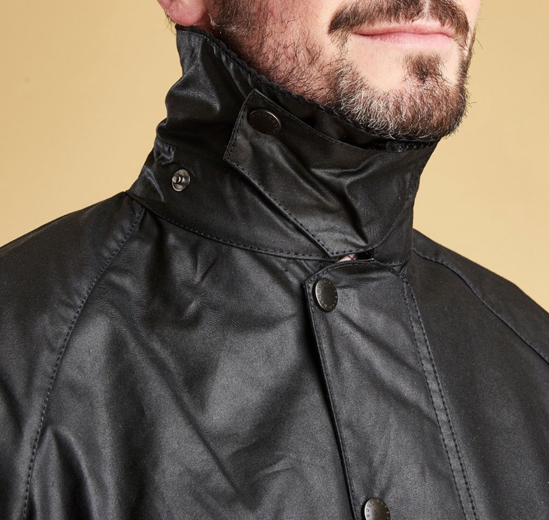 Veste Cirée Barbour Beaufort? Noir Homme | KZQ-34919149