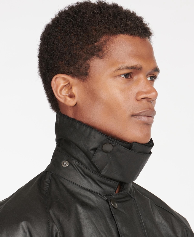 Veste Cirée Barbour Beaufort? Noir Homme | KZQ-34919149