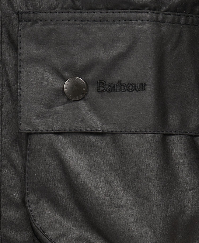 Veste Cirée Barbour Beaufort? Noir Homme | KZQ-34919149