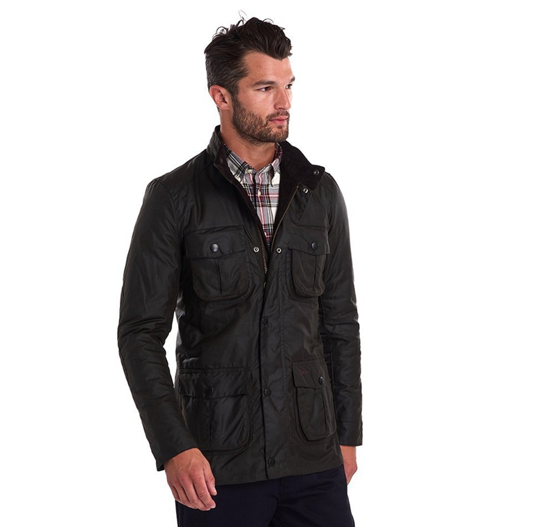 Veste Cirée Barbour Corbridge Vert Olive Homme | AVJ-70057464