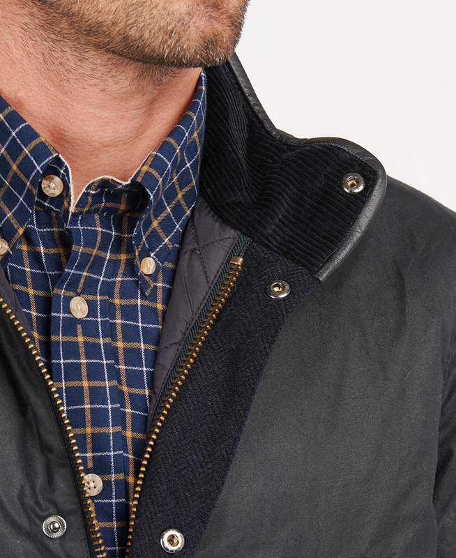 Veste Cirée Barbour Hereford Bleu Homme | ADF-69207542