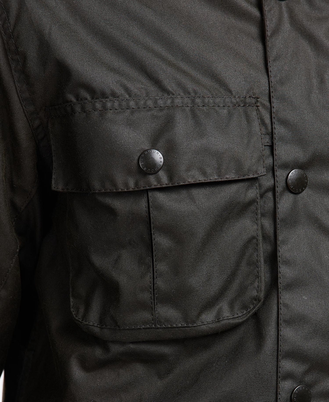 Veste Cirée Barbour Trooper Vert Olive Homme | GKT-05720073