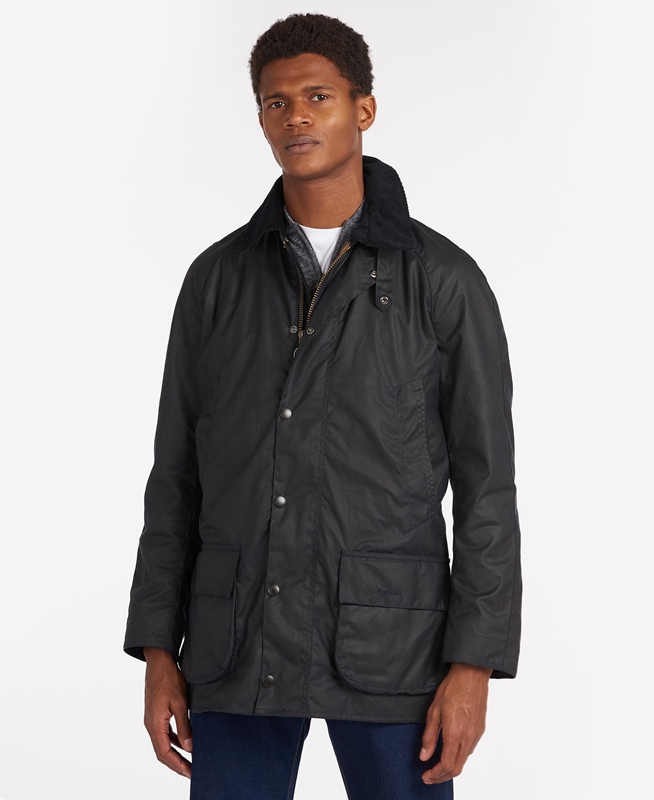 Veste Cirée Barbour Bristol Bleu Marine Homme | OKG-31831375