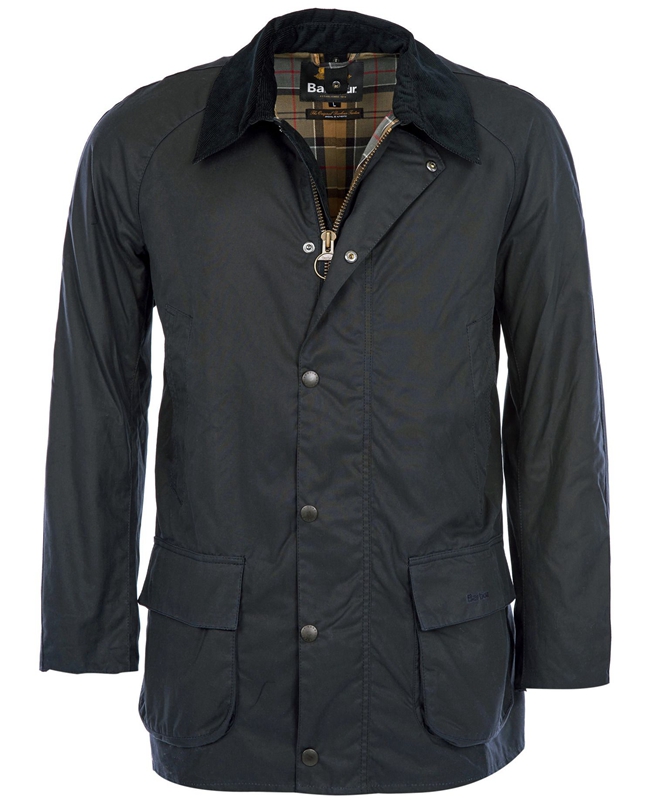 Veste Cirée Barbour Bristol Bleu Marine Homme | OKG-31831375