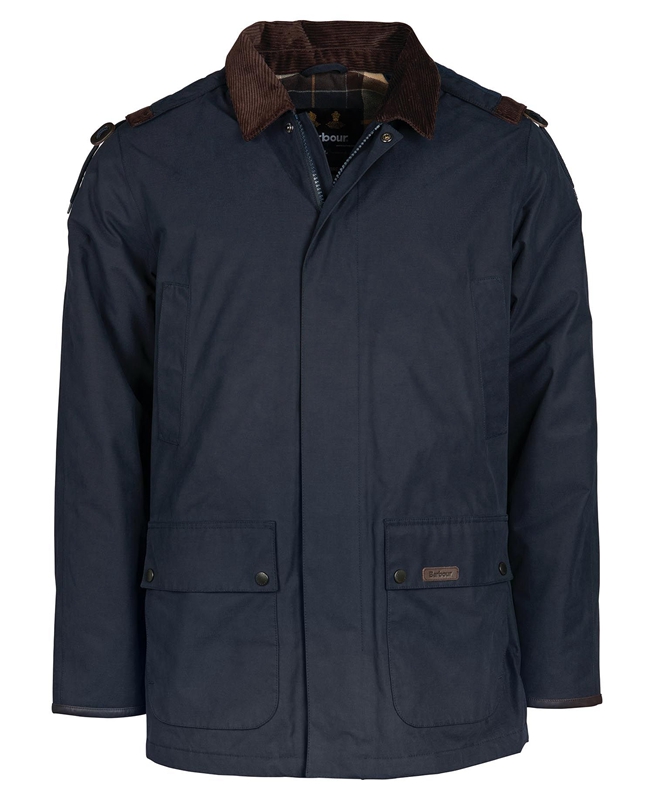 Veste Imperméable Barbour Wallace Bleu Marine Homme | ADH-09134610