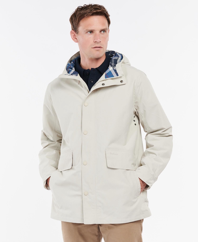 Veste Imperméable Barbour Summer City Parka Beige Homme | IVK-85498551