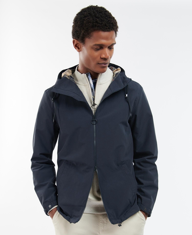 Veste Imperméable Barbour Dillon Bleu Marine Homme | CQN-49389481