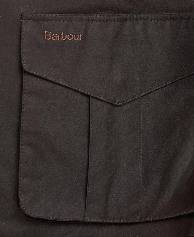 Veste Cirée Barbour Hereford Marron Homme | SNT-88619917