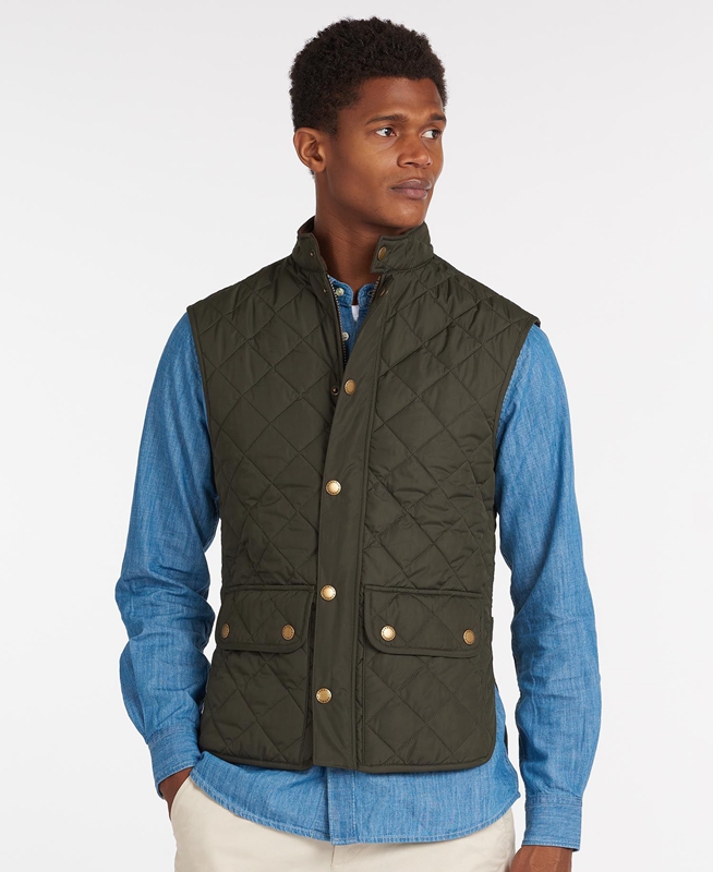 Gilet Barbour Lowerdale Vert Olive Homme | NZR-93106589