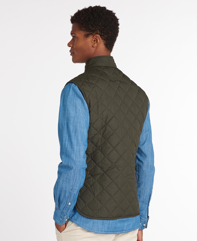 Gilet Barbour Lowerdale Vert Olive Homme | NZR-93106589