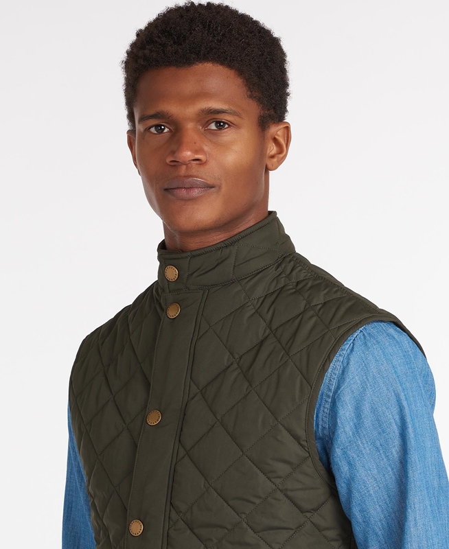 Gilet Barbour Lowerdale Vert Olive Homme | NZR-93106589