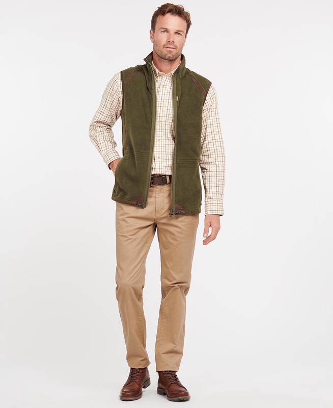 Gilet Barbour Langdale Vert Homme | AEH-46300919