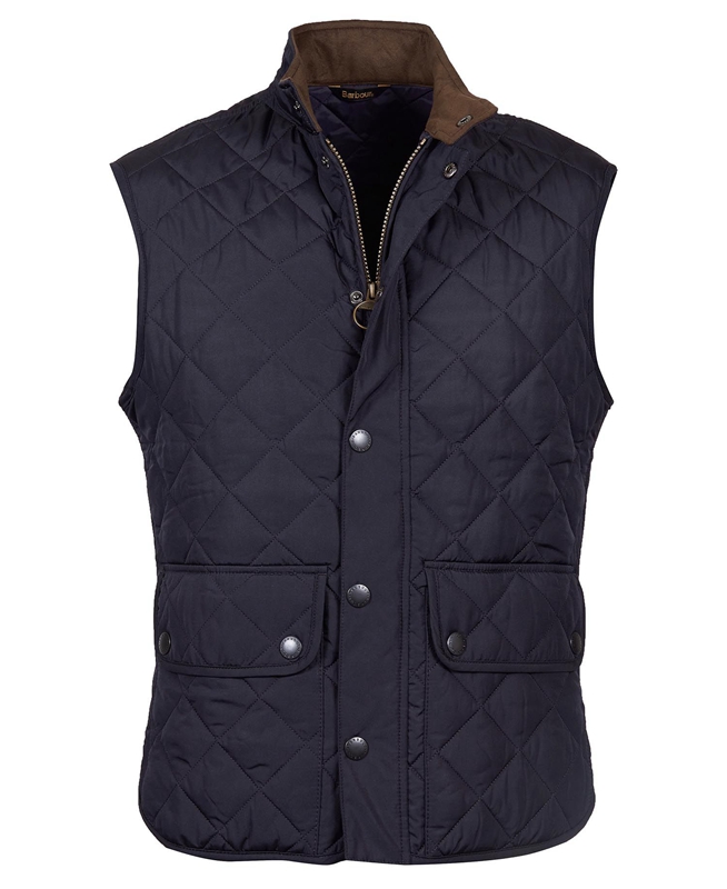 Gilet Barbour Lowerdale Bleu Marine Homme | XYQ-40767110