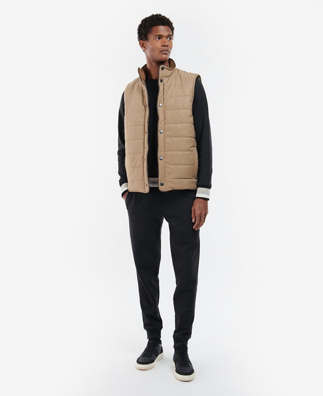 Gilet Barbour Farnham Beige Homme | MGU-57821528