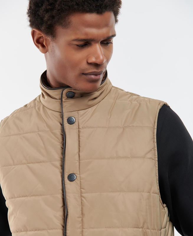 Gilet Barbour Farnham Beige Homme | MGU-57821528