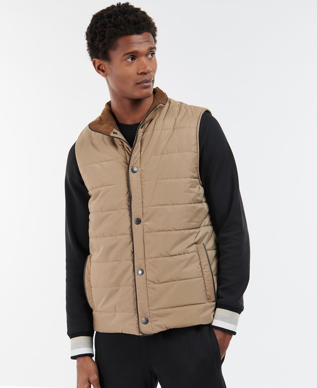 Gilet Barbour Farnham Beige Homme | MGU-57821528