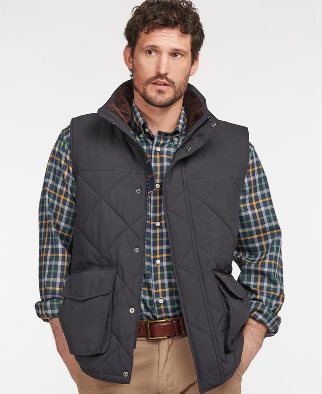 Gilet Barbour Winterdale Bleu Marine Homme | MLZ-65235724