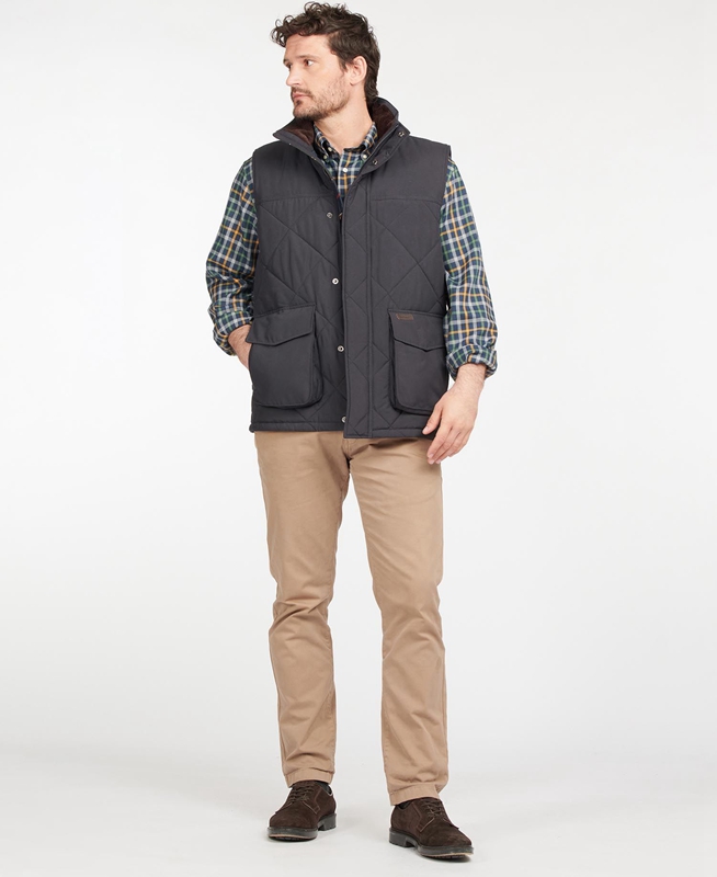 Gilet Barbour Winterdale Bleu Marine Homme | MLZ-65235724