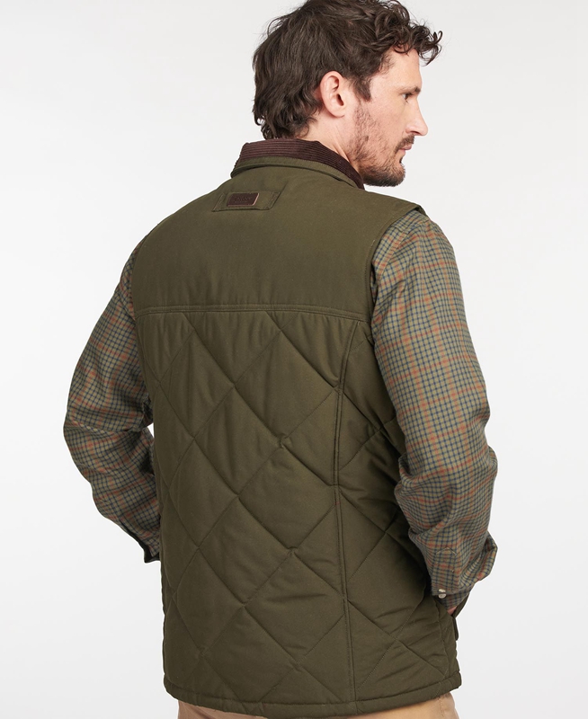 Gilet Barbour Winterdale Vert Olive Homme | HNV-18623214