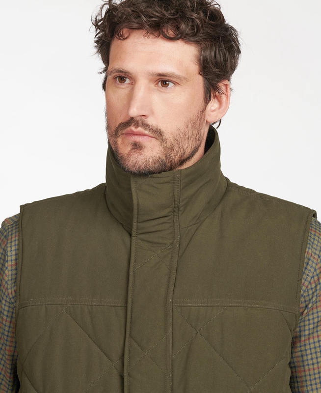 Gilet Barbour Winterdale Vert Olive Homme | HNV-18623214