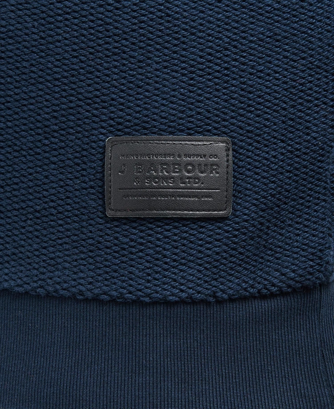 Sweats Barbour Wear Half Zip Bleu Marine Homme | VIH-01281445