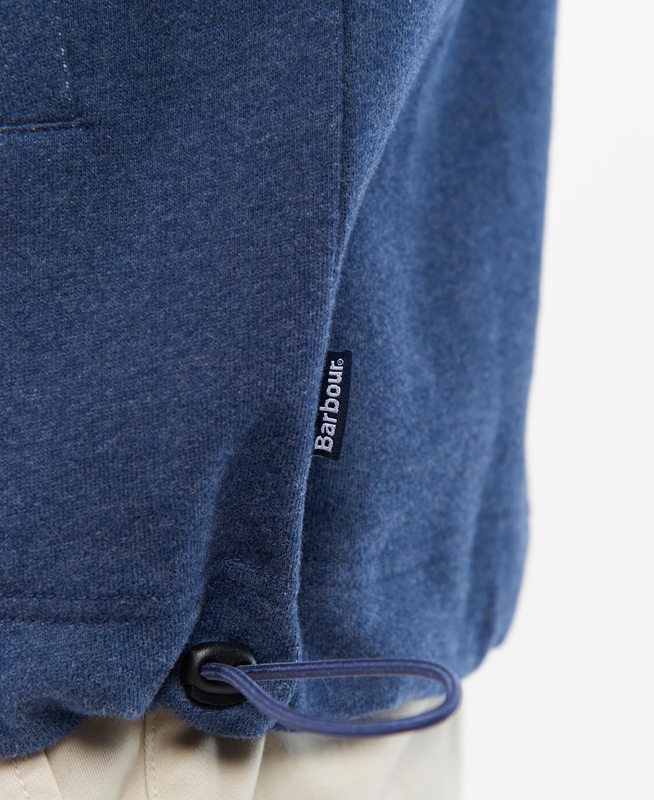 Sweats Barbour Explorer Shotley Half Zip Bleu Homme | IXV-60445603