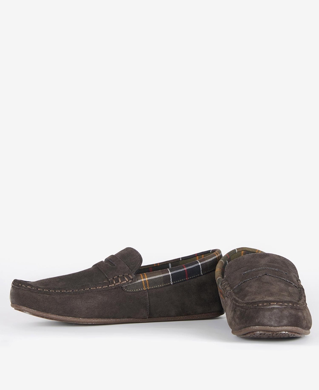 Chaussons Barbour Porterfield Marron Homme | NEI-97042286