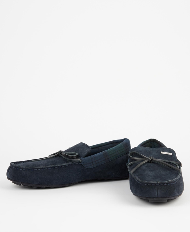 Chaussons Barbour Kurila Bleu Marine Homme | BBZ-55497560