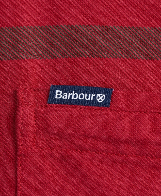 Chemises Barbour Hemd Dunoon Taillored Rouge Homme | FGP-44195935