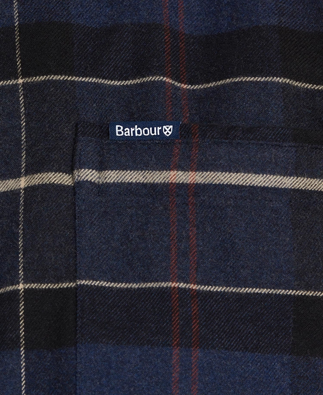 Chemises Barbour Lutsleigh Bleu Marine Homme | JWB-49927682