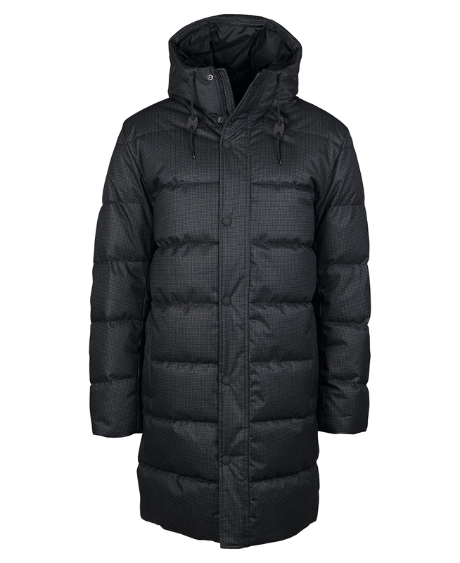 Veste Matelassée Barbour Hoxley Baffle Noir Homme | HWU-67284988