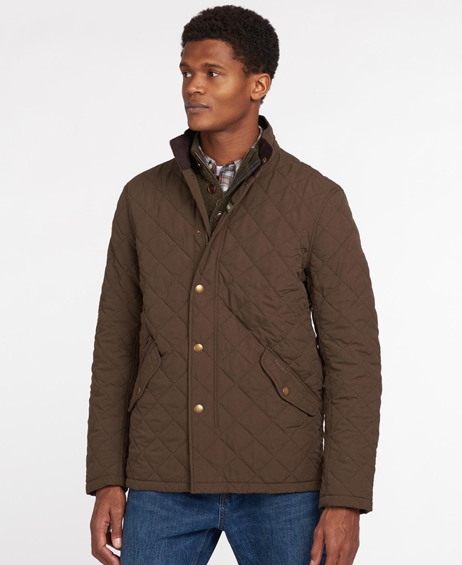 Veste Matelassée Barbour Shoveler Vert Homme | WMB-38398963