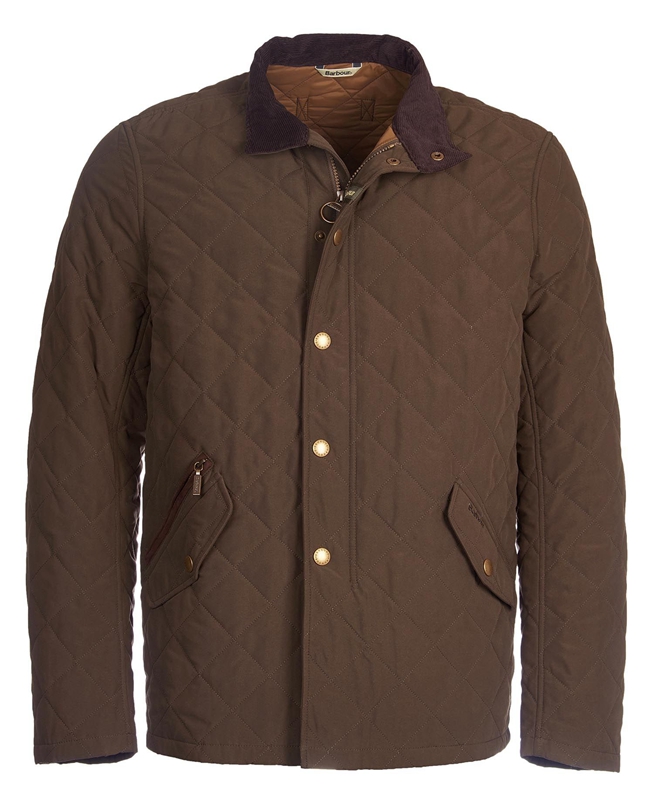 Veste Matelassée Barbour Shoveler Vert Homme | WMB-38398963