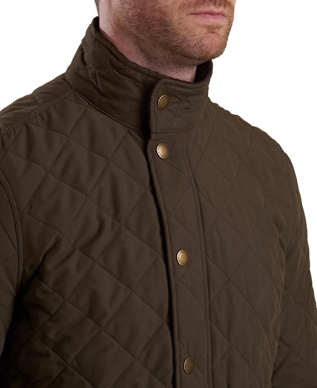 Veste Matelassée Barbour Shoveler Vert Homme | WMB-38398963