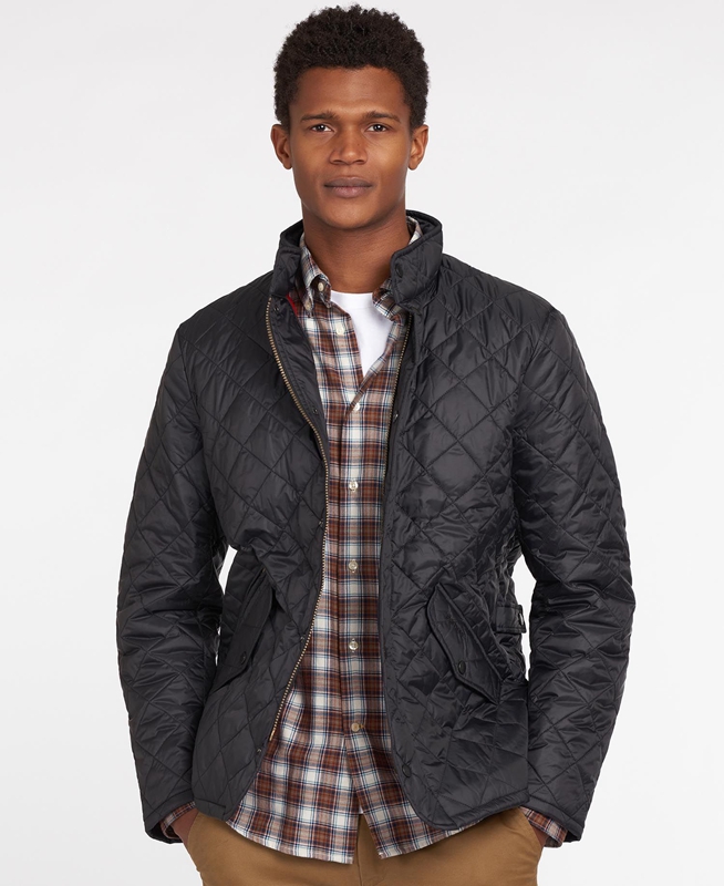 Veste Matelassée Barbour Flyweight Chelsea Noir Homme | UXL-98682064