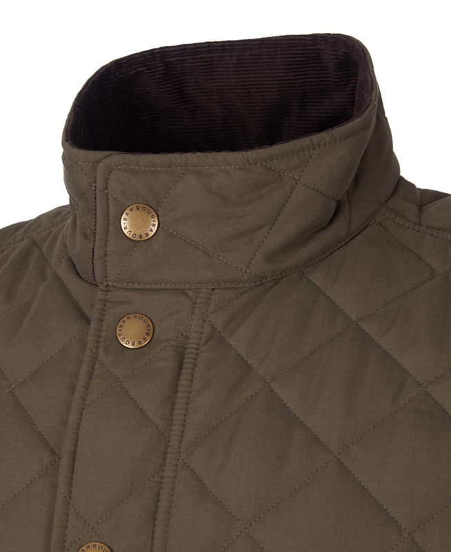 Veste Matelassée Barbour Shoveler Vert Olive Homme | QVB-40416657