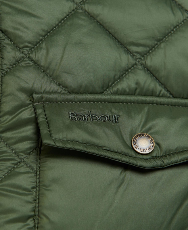 Veste Matelassée Barbour Shirt Vert Homme | OQN-38614020