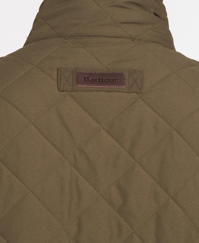 Veste Matelassée Barbour Shoveler Vert Olive Homme | QVB-40416657