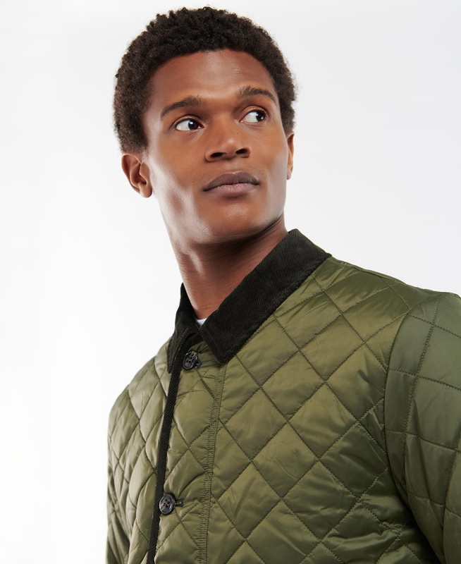 Veste Matelassée Barbour D'hiver Liddesdale Vert Olive Homme | FJR-06811401