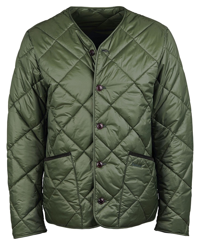 Veste Matelassée Barbour Liddesdale Cardigan Vert Olive Homme | URU-49505486