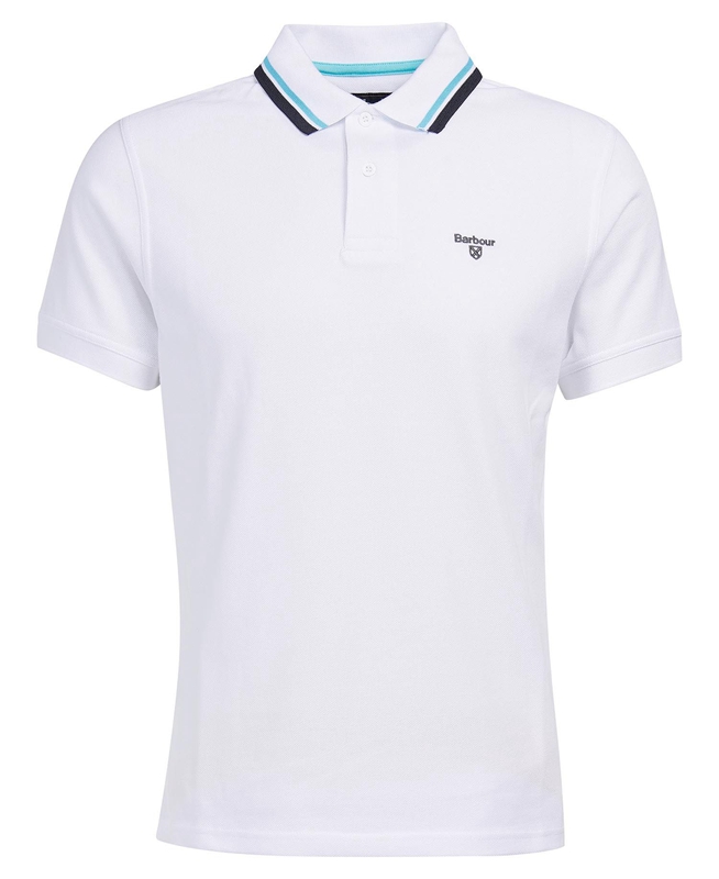 Polo shirts Barbour Otterburn Blanche Homme | UZC-25713390