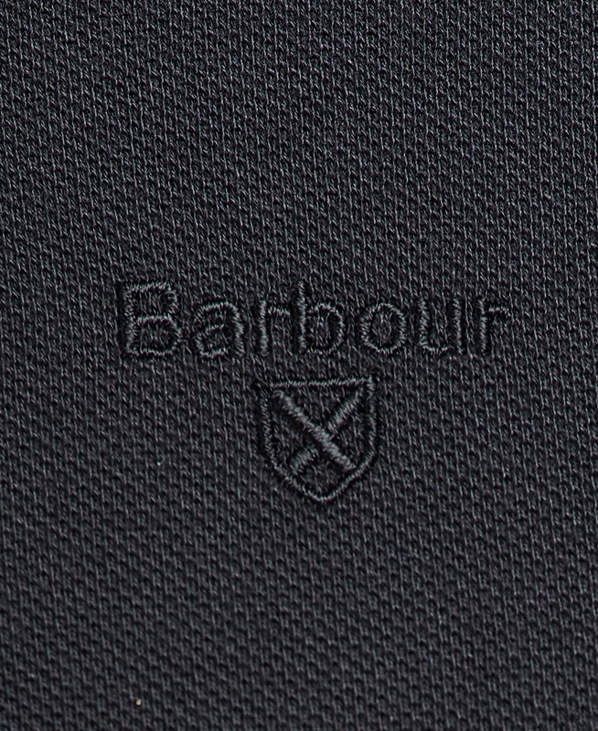 Polo shirts Barbour Essential Langarmshirt Sports Noir Homme | GYF-97707504