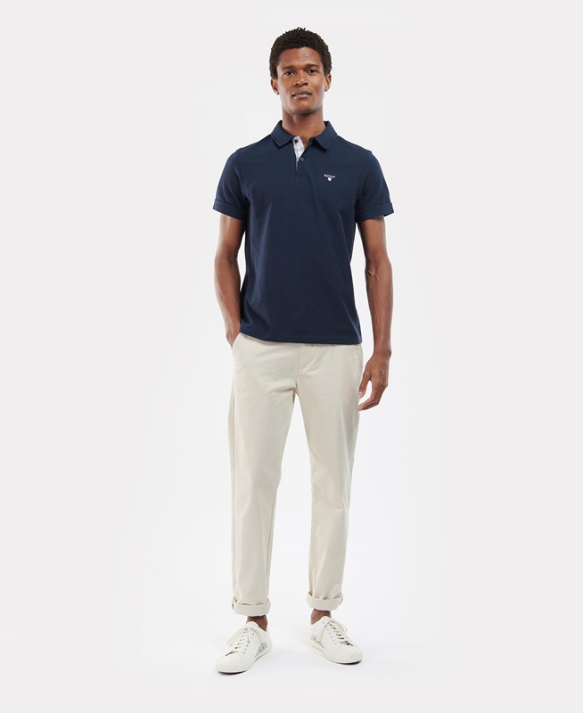 Polo shirts Barbour Birkhill Bleu Marine Homme | HRR-62460540