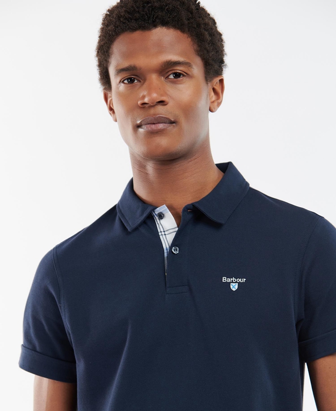 Polo shirts Barbour Birkhill Bleu Marine Homme | HRR-62460540