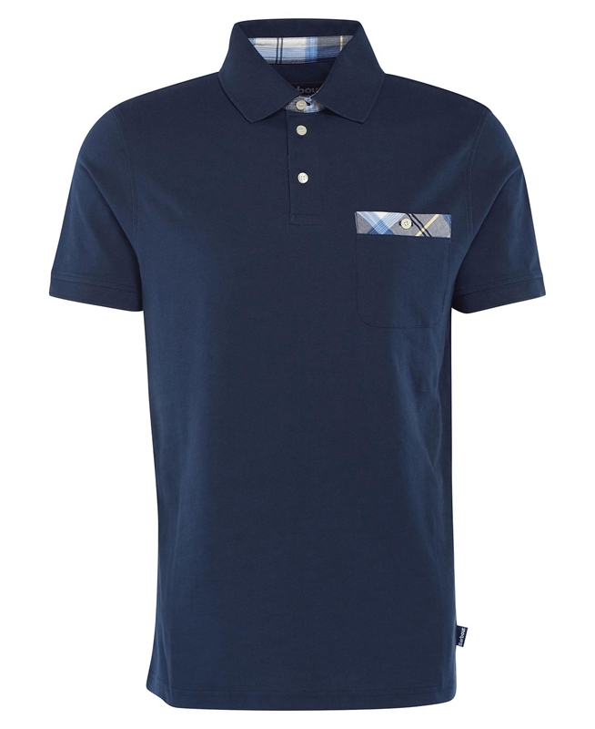 Polo shirts Barbour Lirst Bleu Marine Homme | KBF-52609122