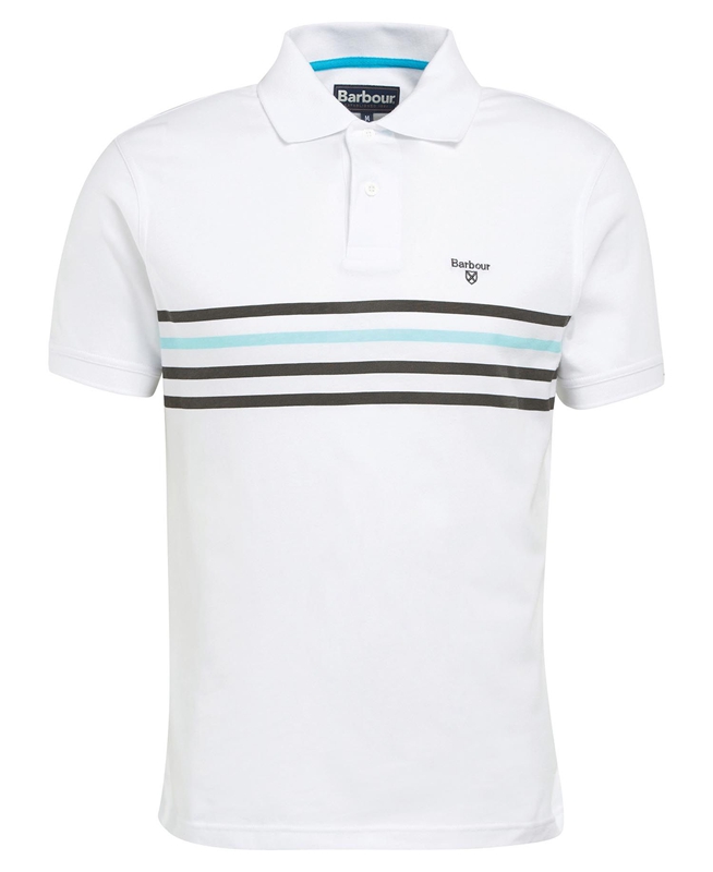 Polo shirts Barbour Silsden Blanche Homme | JDY-41222426